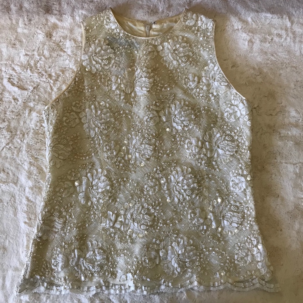 Beaded evening top